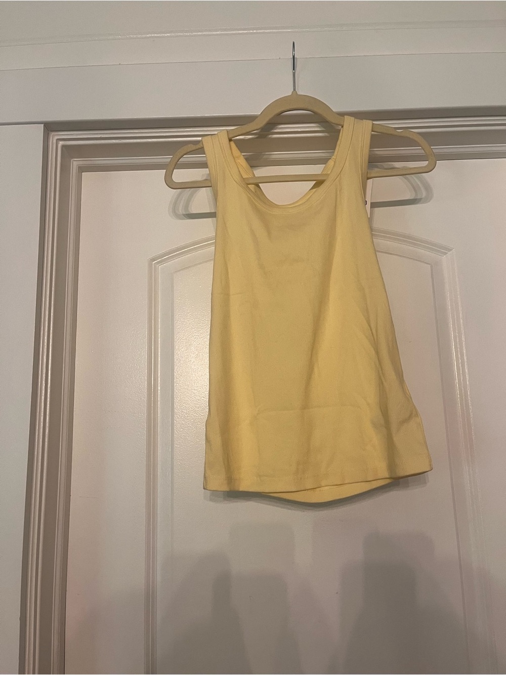 GAP Light Yellow Tank Top